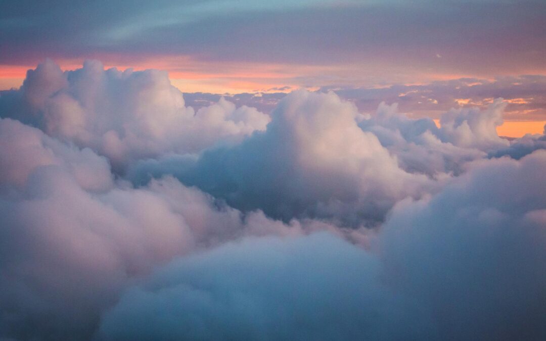 white clouds